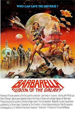 ¡Barbarella, reina del universo espacial y un viaje psicodélico por la galaxia!