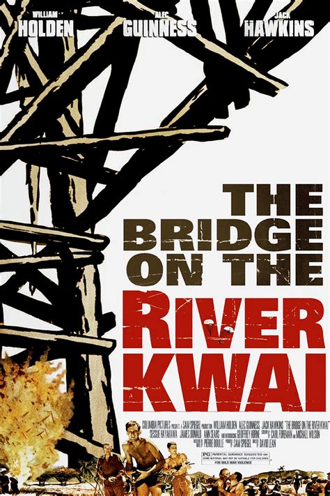 ¿Has visto The Bridge on the River Kwai? Un épico drama bélico protagonizado por Alec Guinness!